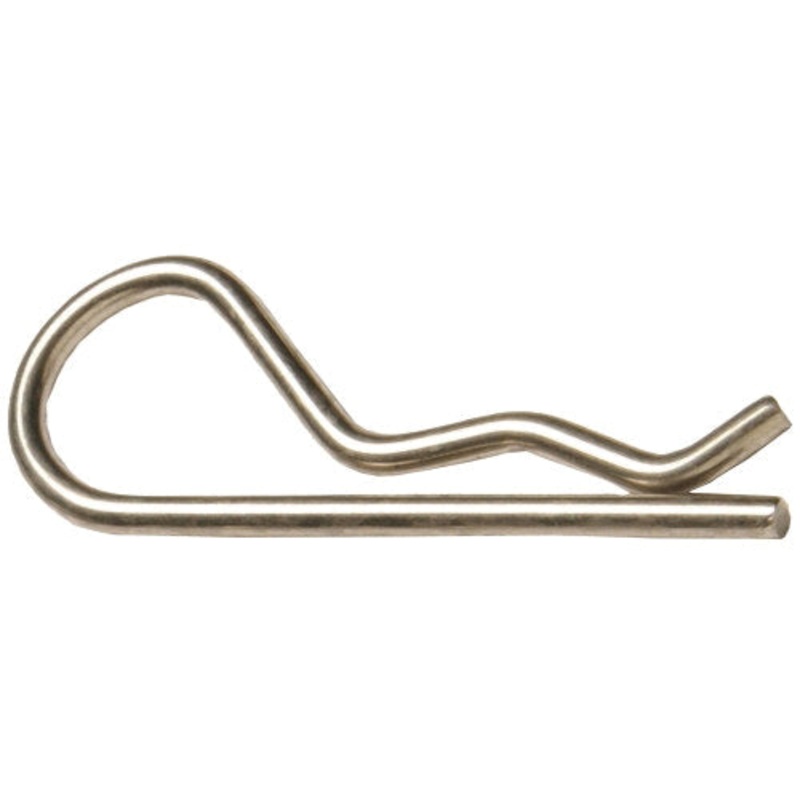 HILLMAN 881101 Hitch Pins Clip, 3-3/4 in OAL, Steel, Zinc