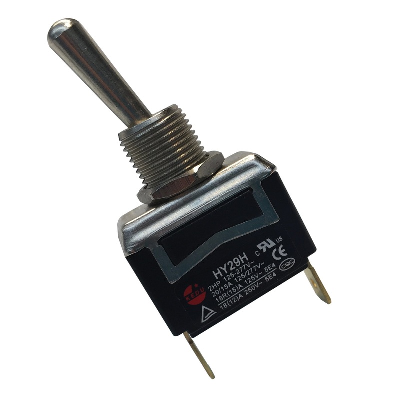 ILSCO GSW-127 Toggle Switch, 125 to 277 V, 20/15 A, 2 hp, SPST