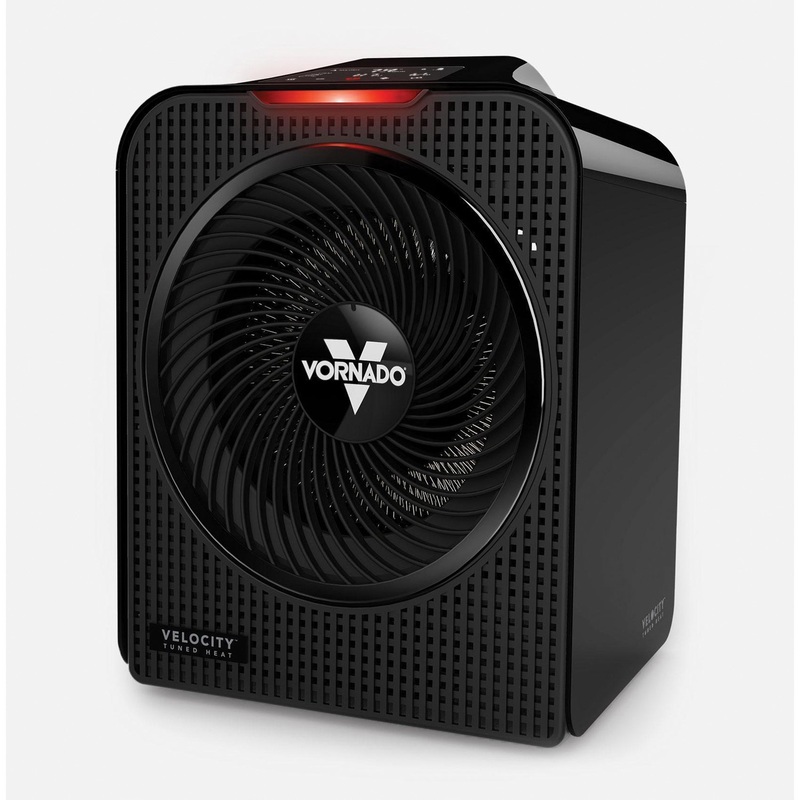 VORNADO Velocity 5 EH1-0161-06 Whole Room Heater with Auto Climate, 2-Heat Setting, 11.54 in H x 9.02 in W x 7.48 in D